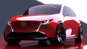 A sleek sports car with alloy wheels and low-profile tires, showcasing its aerodynamic design and vibrant color, parked on a city street.